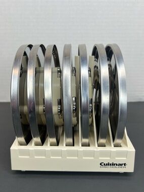 7 Blade Cuisinart Disc Holder DLC-7 Food Processor Discs Storage Rack Appliance